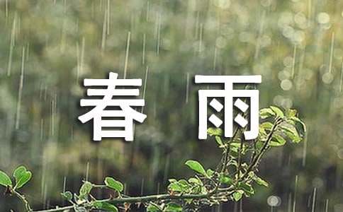 春雨沙沙观后感