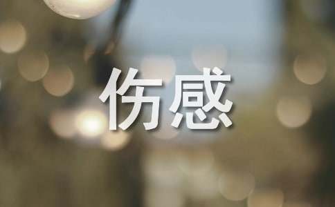 空间留言伤感的句子