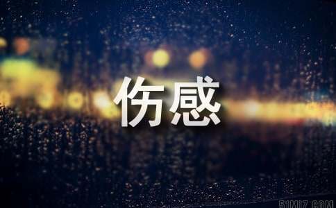 最新悲伤感言汇总50句