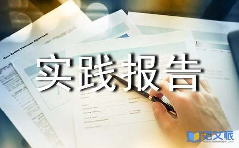 【热门】社会实践报告模板5篇