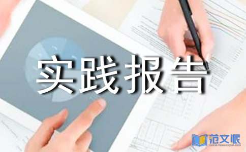 【必备】社会实践报告模板汇编8篇