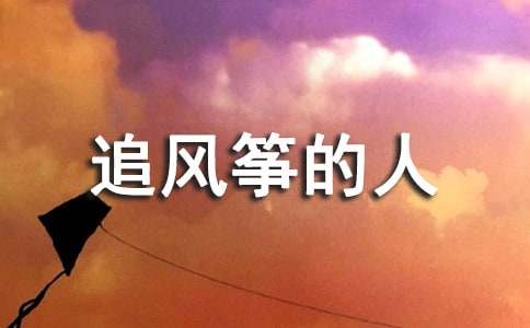 《追风筝的人》读后感800字
